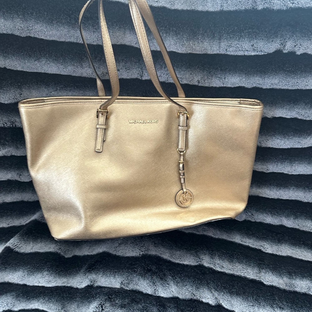 Michael Kors Shimmering Gold Tote